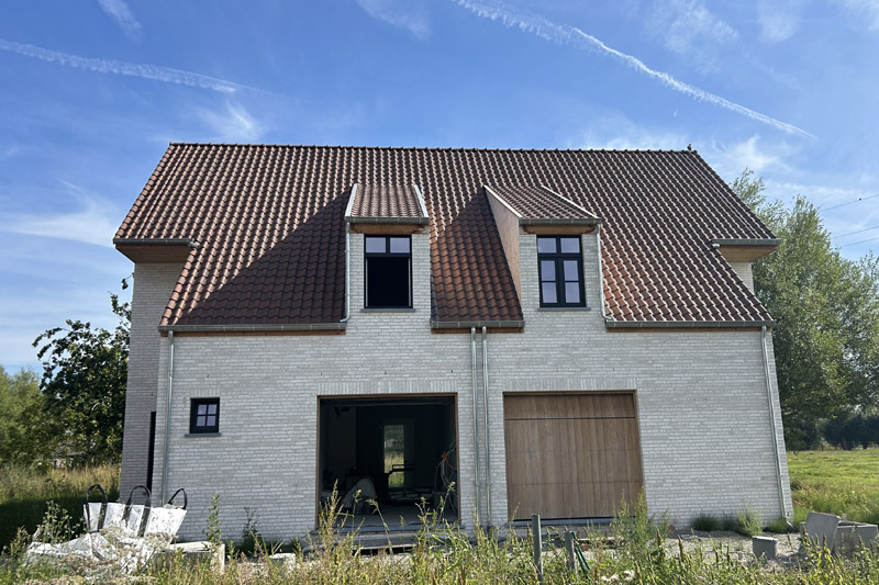 Dakconstructies voor koppelwoningen in Mullem