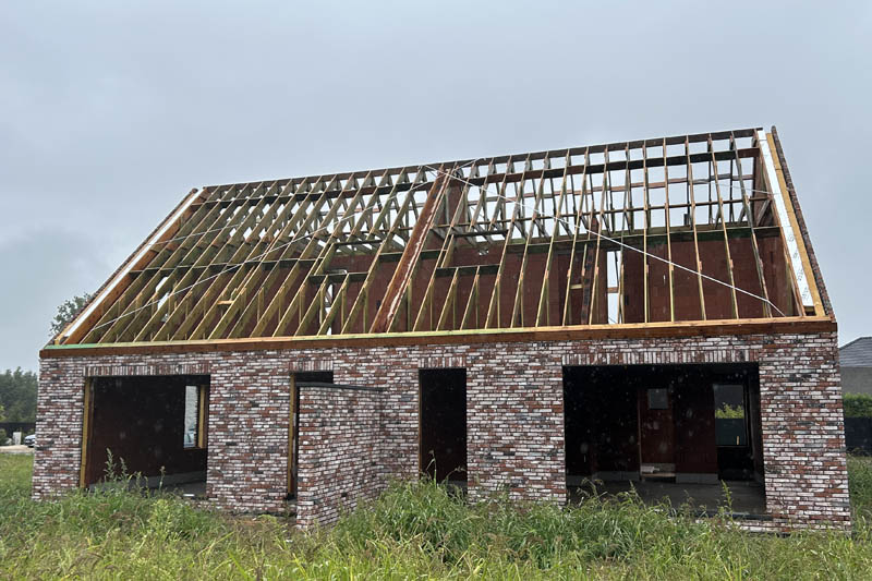 Dakconstructies voor nieuwbouw in Ouwegem