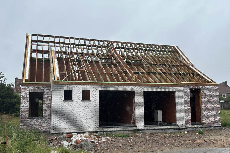 Dakconstructies voor nieuwbouw in Ouwegem
