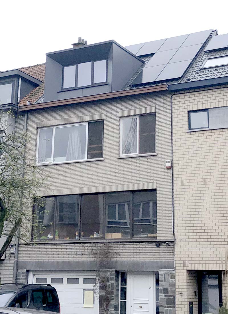 dakkapel en zolderrenovatie te Gent