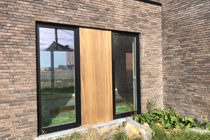 Gevelbekleding met Thermo Ayous te Ruien