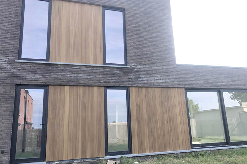 Gevelbekleding met Thermo Ayous te Ruien