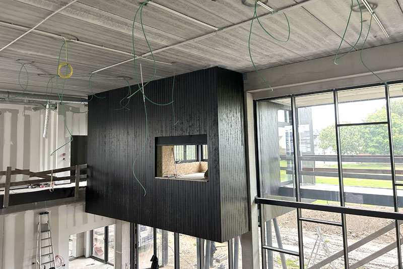 GO-school in Kuurne met houtskeletconstructie