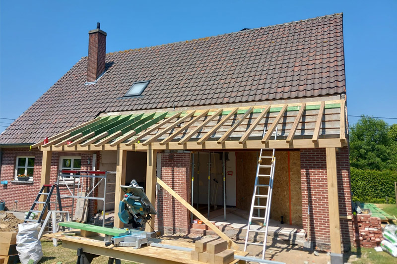 Uitbreiding woning in Zulzeke